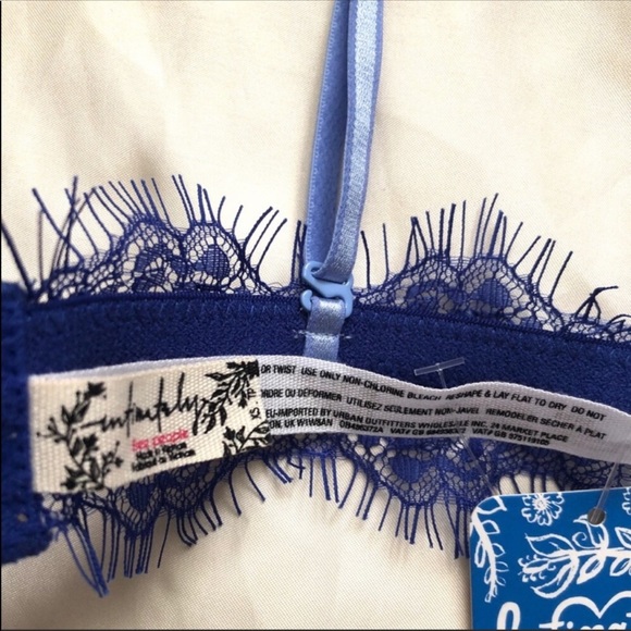 NEW Intimately Free People lace bralette size XS in Royal Blue - Picture 6 of 8
